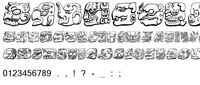 Ny Maya font